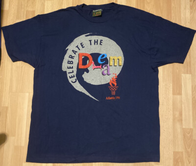 1996 Vintage Olympic Games Collection T-Shirt Single Stitch