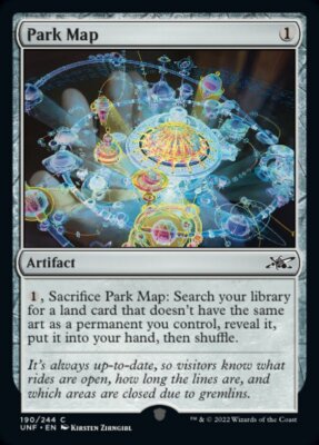 Magic the Gathering (mtg): UNF: Park Map - Foil