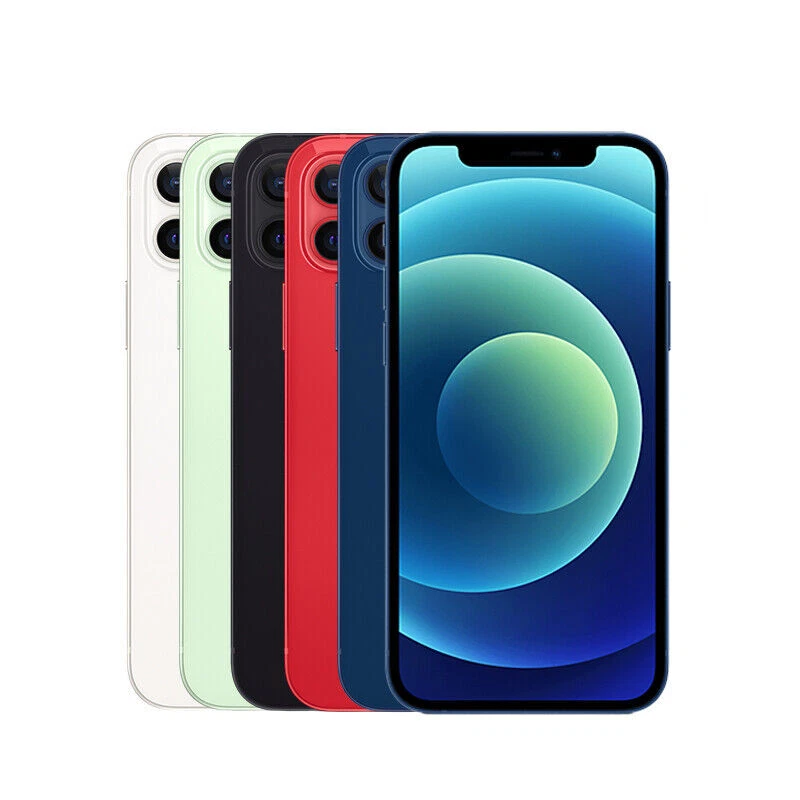 Apple iPhone 12 64GB 128GB 256GB Black Green Purple Blue (Unlocked