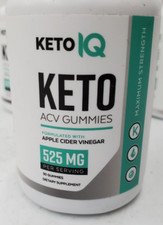 KETOIQ KETO ACV GUMMIES APPLE CIDER VINEGAR 525MG 30 GUMMIES EXP: 2/26