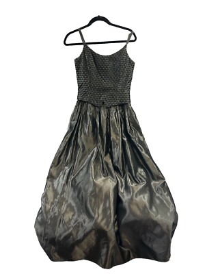 Scott McClintock Dress Size 8 Black Long Formal Prom Wedding Millennial Y2K  | eBay