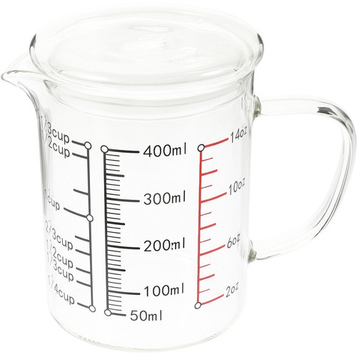 With Lid Office Cup With Scale Glass With Lid Flour Powder Measuring Cup Coffee