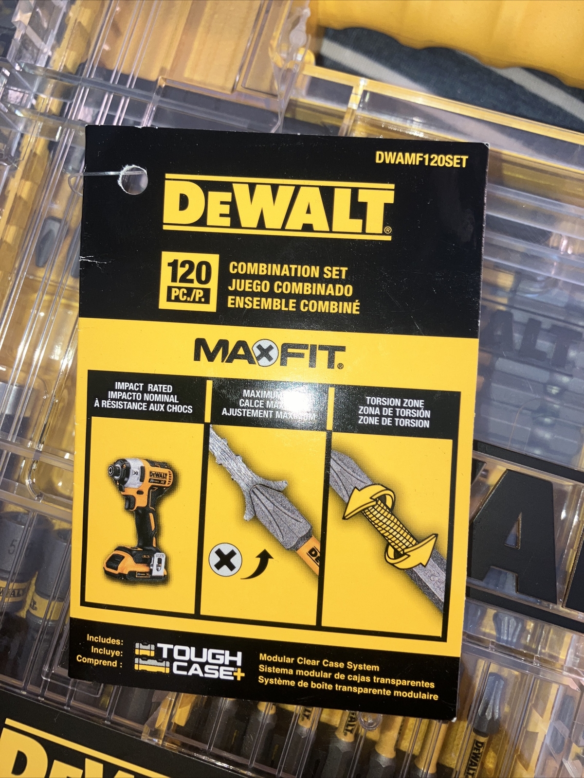 120 Piece Black and Gold Impact Ready Metal Drill and Steel