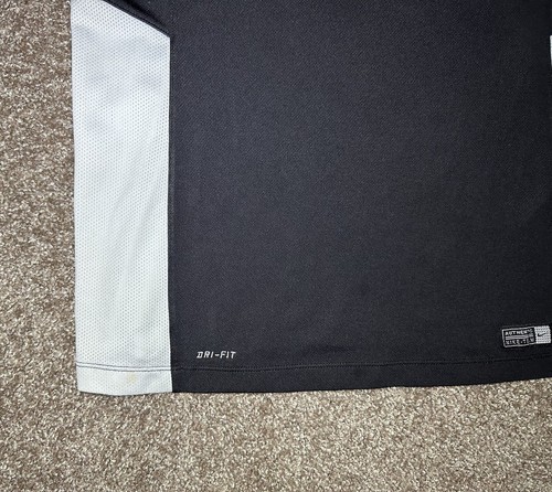 Nike Dri-Fit Women’s Activewear (616604010) V-Neck S/S Black White Size L - Picture 9 of 20