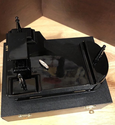 Baby Grand Piano Miniature Music Box W/Bench & Case plays Beethoven Fur Elise - Picture 9 of 22