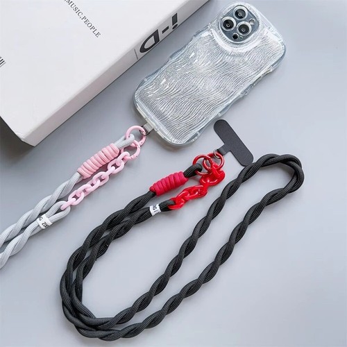Anti-lost Crossbody Shoulder Card Neck Cord Phone Accessories - Photo 2 sur 21