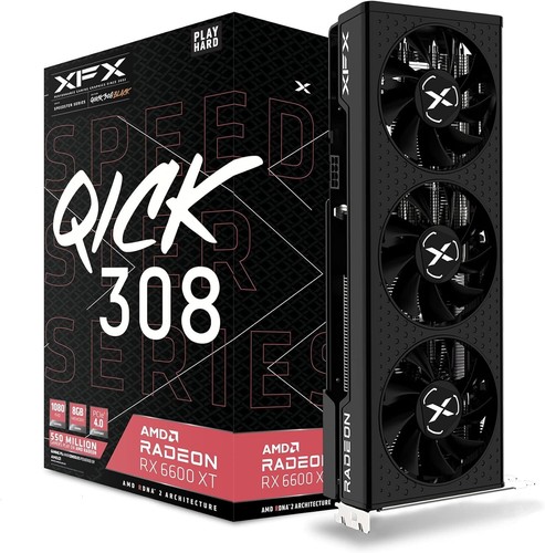 ✅ XFX QICK 308 RX 6600 XT 8GB GDDR6 GPU - Getestet, Top Zustand, schneller Versand
