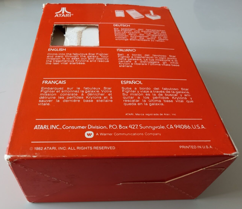 Jeu Atari 2600 "Star Raiders" complet en boîte PAL avec Video Touch Pad n°3912P - Imagen 7 de 24