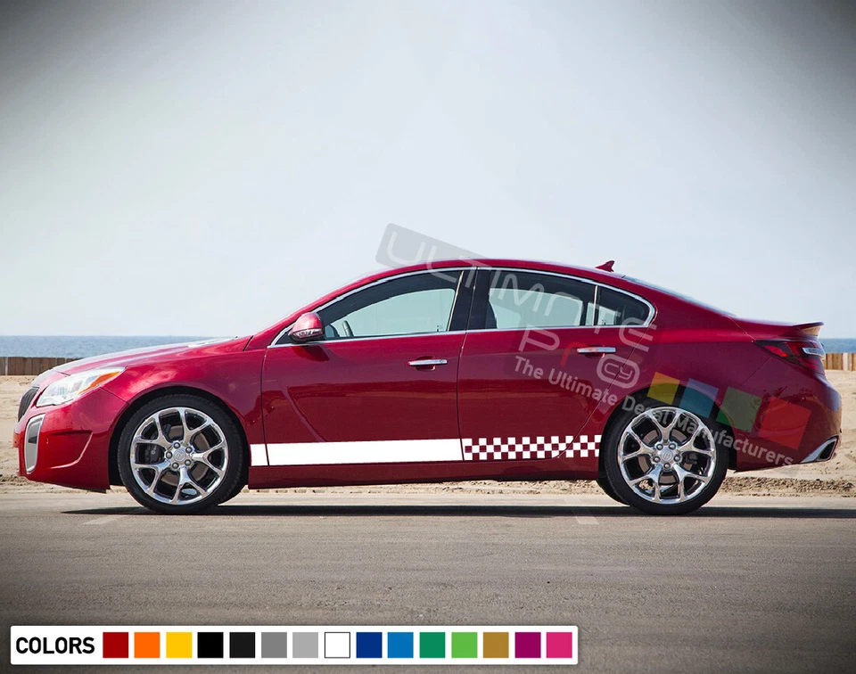 Наклейка графическая наклейка полоска для Buick Regal 2018 sport лампа свет юбка спойлер - Изображение 2 из 4