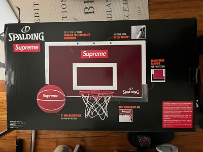 Supreme Spalding Mini Basketball Hoop | eBay