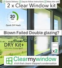 2 Window Dry Kit+ Condensation Removal Kit Double Glazing Window Unit UPVC
