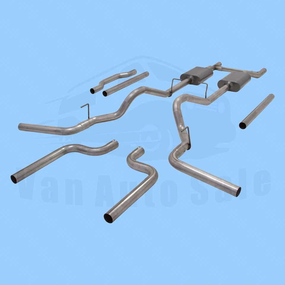 Kit de sistema de escape FlowMaster para camioneta Chevrolet C20 1973-1974 Foto 2 de 3