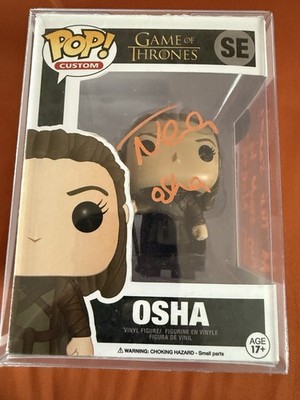 OSHA Funko SE signiert Zitat und Charaktername von Schauspielerin Natalia Tena