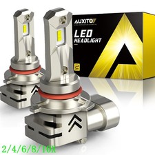 AUXITO 9005 HB3 LED Headlight Kit High Low Beam 6000K Bulb White Fog Lamp H 2/4X