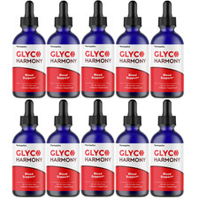 Glyco Harmony Blood Sugar Support Drops Liquid Metabolic Health 10 Bottles 