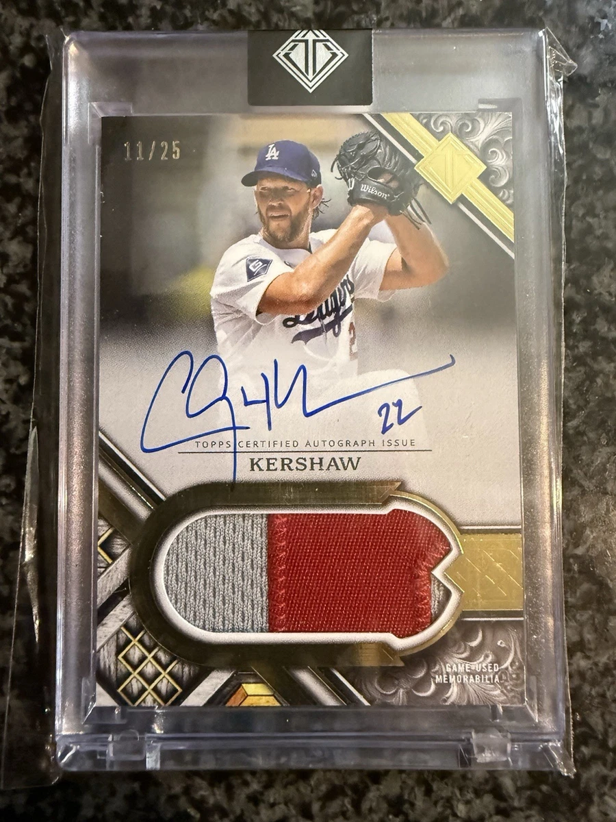 Clayton Kershaw Original Baseball Serial Numbered Sports Trading