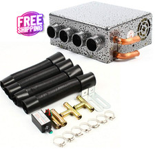Calentador auxiliar universal de 12 V mejorado para debajo del tablero para Auto