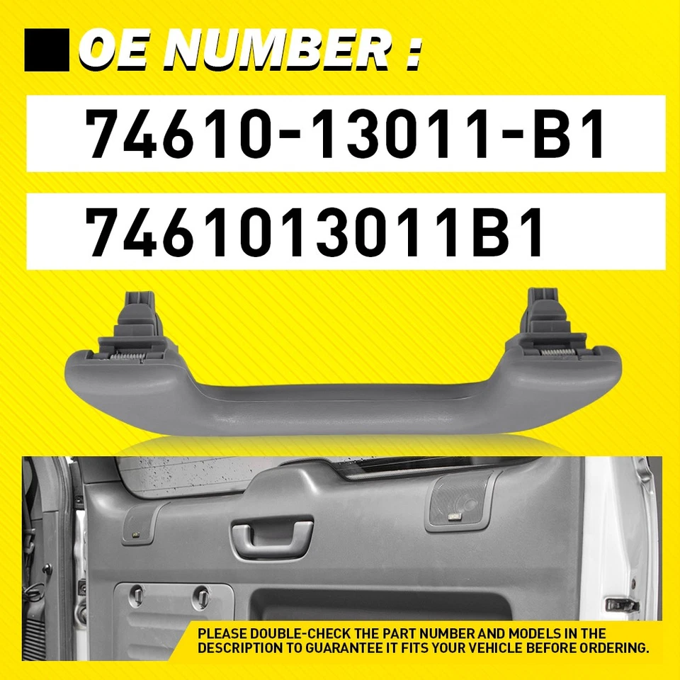 Manija de asistencia de puerta trasera interior para Lexus GX470 2003-2009 gris Foto 3 de 4