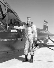 X-15 W/ TEST PILOT JOE WALKER PHOTOGRAPH PHOTO PRINT
