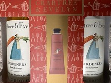 Crabtree  Evelyn Gardeners 3 Piece Gift Set Hand Soap  Lotion  Hand Cream
