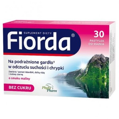 Fiorda (Himbeergeschmack) 30 Lutschtabletten / Heiserkeit