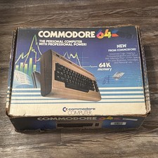 Commodore 64 Retro Computer With Command Overlay Strip PSU  Registration