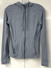 Women s Blue Lululemon Define Hooded Full Zip Jacket Size 8