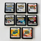 U PICK! Nintendo DS 3DS Pokemon Game Carts Authentic SoulSilver White Pearl +