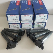 6PCS DENSO 673-1308 Ignition Coils 90919-02248 For 03-20 Toyota & Lexus I4 V6