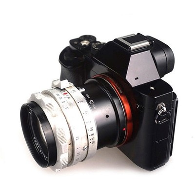 Adapter für Carl Zeiss Jena Biotar Objektiv 50 mm f/1,4 auf Sony E Mount Kamera NEX A7