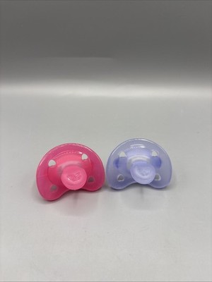 Chicco PhysioForma Luxe Schnuller 2er-Set   6-16 M   Silikon   Blau/Pink