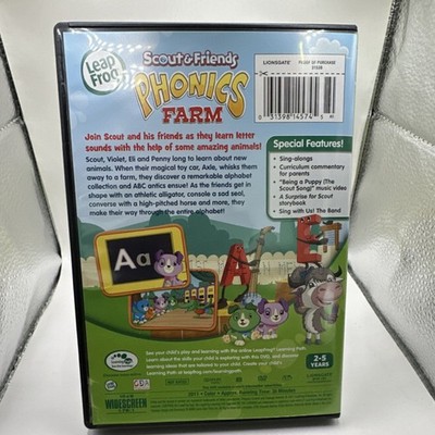 LeapFrog Scout & Friends Phonics Farm DVD Sing-Alongs Widescreen