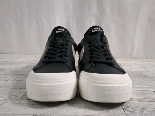 Nike Court Legacy Lift Black/Platinum Violet-Sail Lace Up Sneakers 10 DM7590-002 - Picture 6 of 9