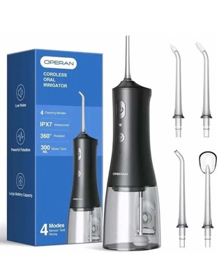 Operan Water Flossers for Teeth Cleaning Upgraded 300ml Cordless Water Dental...