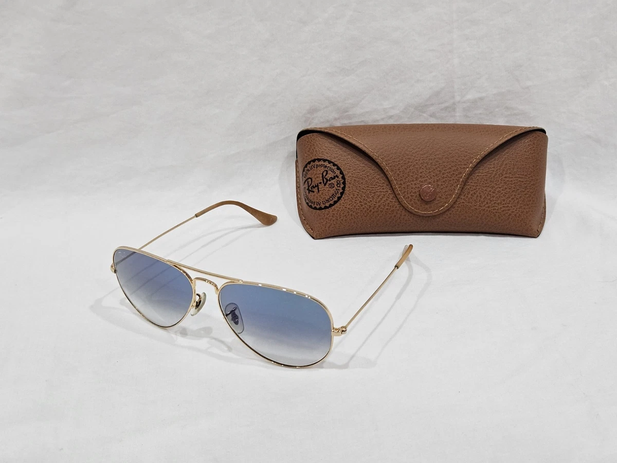 Ray-Ban Blue Aviator Sunglasses for Men for sale - eBay