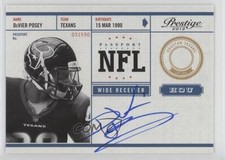2012 Playoff Prestige NFL Passport Signatures DeVier Posey #17 Auto 0f3