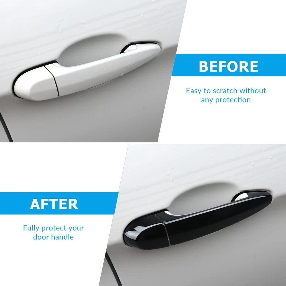 Cubierta de manija de puerta exterior compatible para BMW 118i 120i 320i 323i 328i 335i 435i Foto 2 de 4