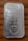 Golden State Mint 1 oz .999 Fine Silver Bar