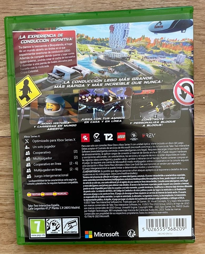 LEGO 2K DRIVE MICROSOFT XBOX SERIES X VIDEO GAME ORIGINAL UK RELEASE MINT CONDIT, photo 2 of 2