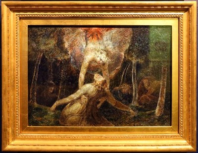 William Blake - orazione nell orto 1799 1800 ca agony in garden original Texture