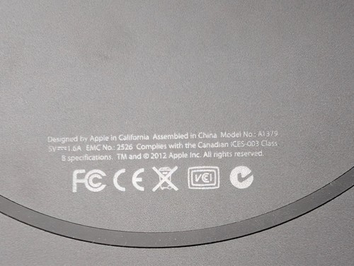 Apple USB SuperDrive (A1379) USB 2.0 External Optical CD-RW/DVD-RW Burner TESTED - Picture 10 of 11