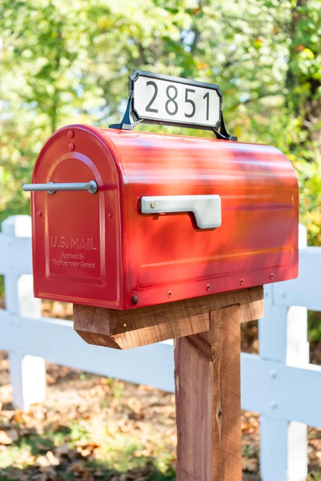 Placa de dirección 3460B Manhattan, pequeña, negra Foto 2 de 4