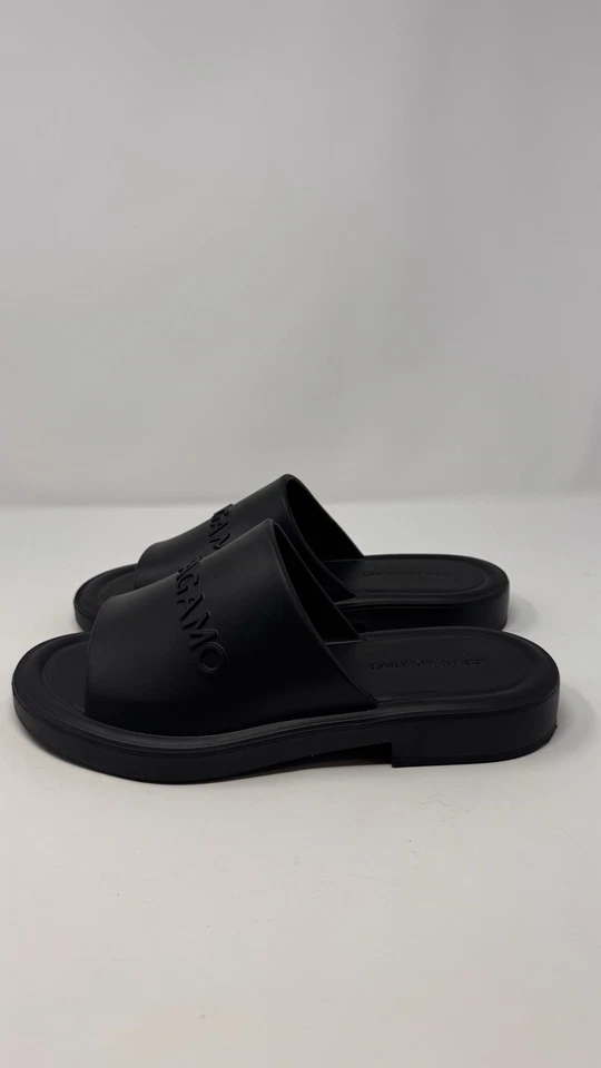 Salvatore Ferragamo Women’s Jelly Black Slide Sanal Size 9 - Image 3 of 4