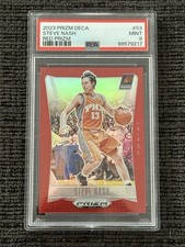 Steve Nash 2023 Prizm Deca #53 Red Prizm /199 PSA 9 MINT