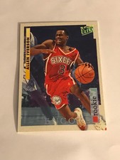 ALLEN IVERSON 96/97 ULTRA ENCORE ROOKIE CARD RC #270. rookie card picture