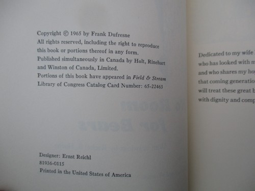2 GROSSE BÄRENBÜCHER BEIDE 1. AUFLAGEN: BÄR! 1961 & KEIN PLATZ MEHR FÜR BÄREN 1965. - Bild 10 von 15