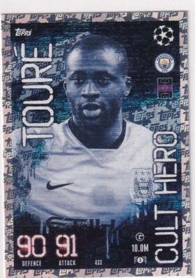 サッカー カード Topps Match Attax Champions League 23/24 Nr. 433 Yaya Toure Cult