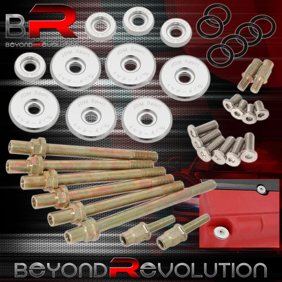 K-Series para Honda Acura luxo alumínio motor compartimento para-choque lavadora tarugo - Imagem 4 de 4