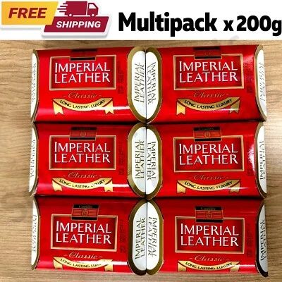 Multipack x200g Cussons Imperial Leather Original (Classic) Bar Soap Rich Creamy