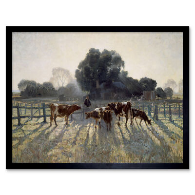 Elioth Gruner Spring Frost Kunstdruck gerahmt 12x16